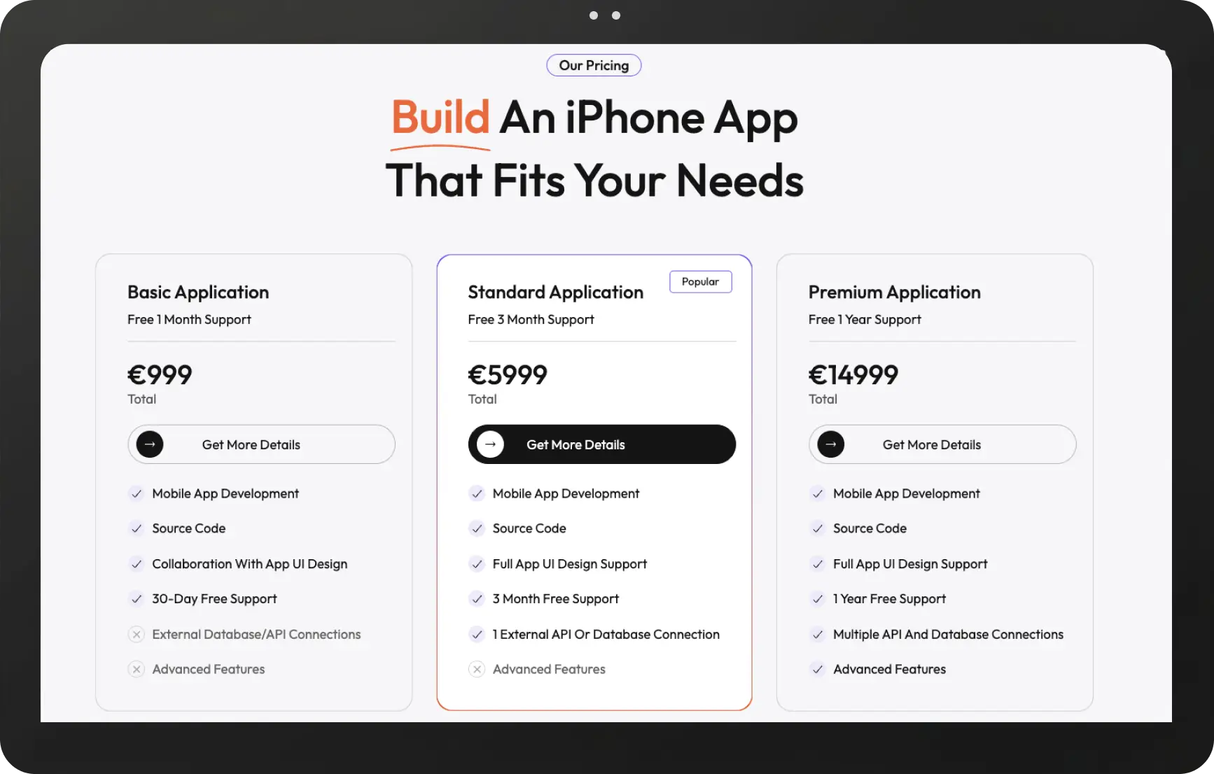 iOS Development Transparent Pricing Populosoft